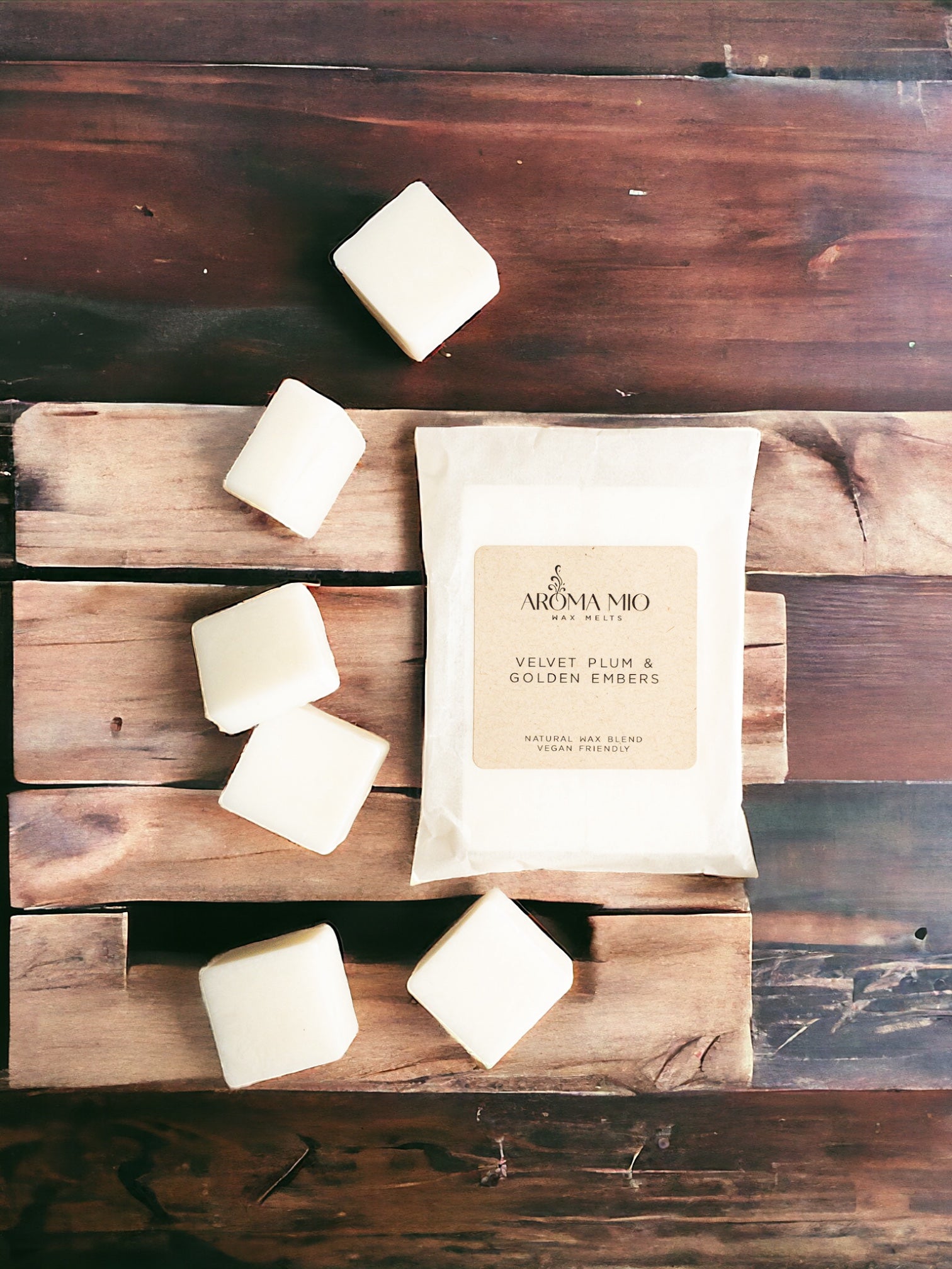 Velvet Plum and Golden Embers Wax Melts
