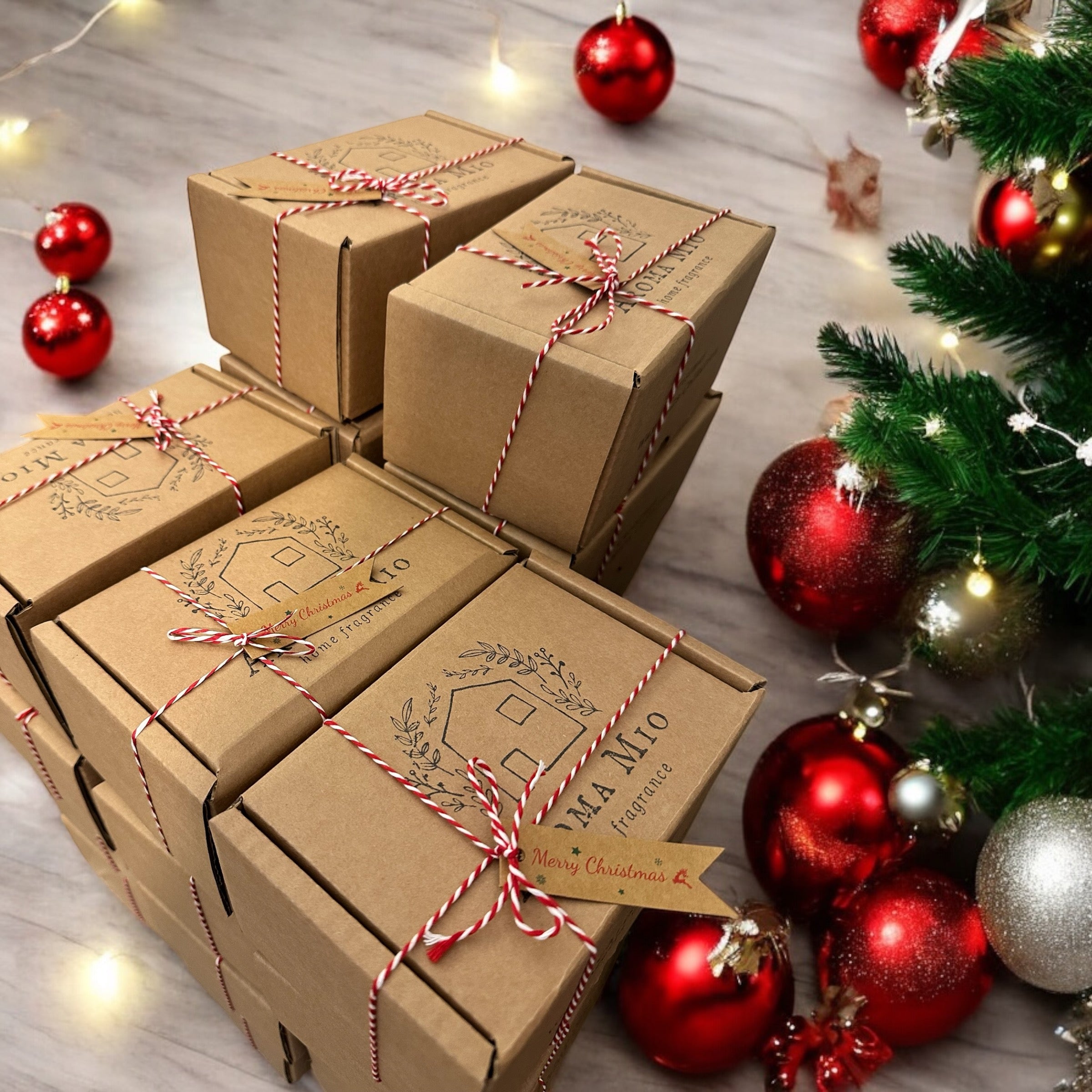 Christmas Wax Melts Collection with 10 Festive Scents – Individually Wrapped Wax Melts for Cosy Holiday Home Fragrance, Including White Christmas, Ye Olde Christmas, Christmas Tree, Frankincense & Myrrh, and Christmas Spice Scents