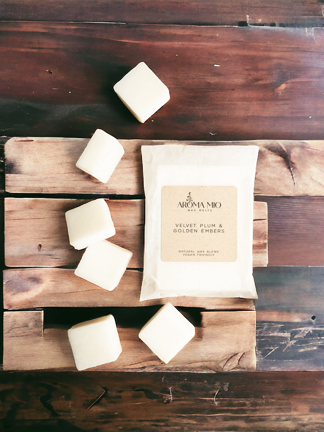 Velvet Plum and Golden Embers Wax Melts